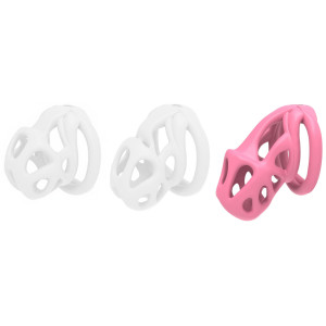 Cage de chasteté HERA Rose L 8.5 x 3.2cm