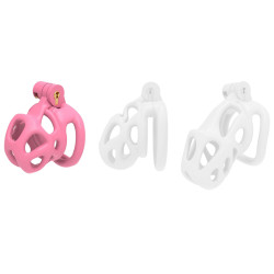 Cage de chasteté BISHERA S Rose 5.5 x 3.2 cm de CockLock