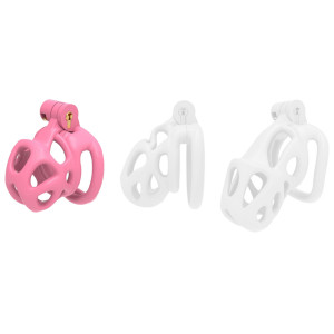 Cage de chasteté BISHERA Rose S 5.5 x 3.2cm