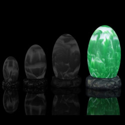 Plug EMERALD EGG XL 15 x 10.5cm