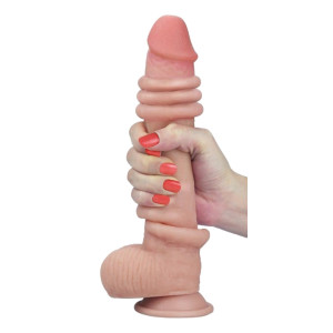 Gode réaliste SLIDING SKIN de 13cm de la marque LoveToy