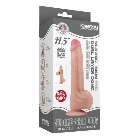Gode réaliste SLIDING SKIN 20 cm | Fun et authenticité