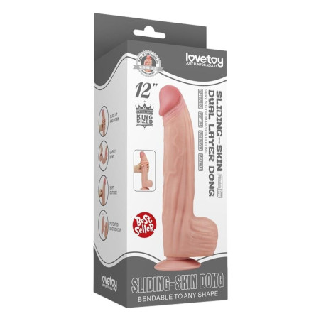Superbe gode réaliste XL SLIDING SKIN 23 cm
