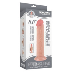 Gode réaliste SLIDING SKIN 17 x 4cm Lovetoy 2