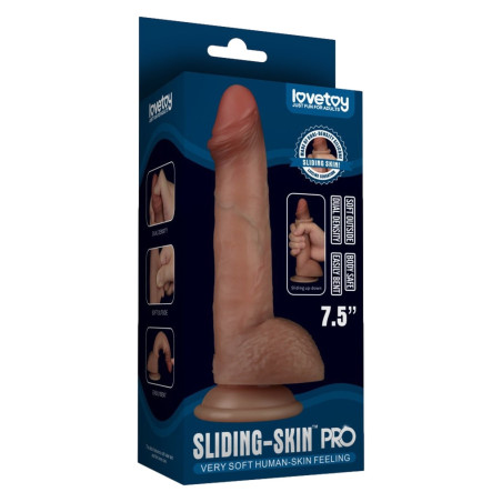 Gode réaliste SLIDING-SKIN PRO II 14 x 3.3cm