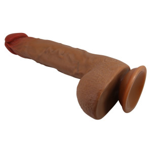 Gode Vibrant à Poussée WILKS 17 x 5cm Marron
