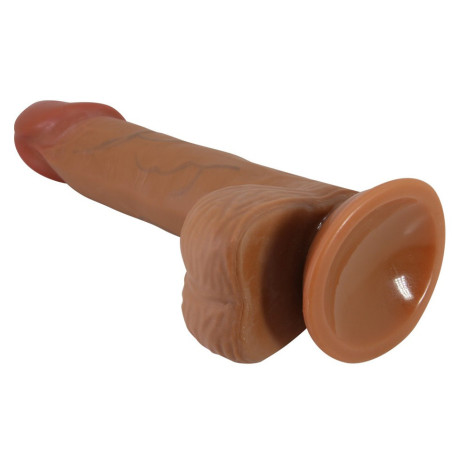 Gode réaliste CATOBLEPAS Beautiful 14 x 4cm Marron