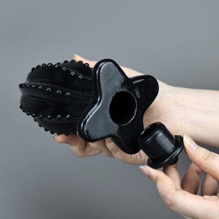 Plug tunnel avec bouchon KAKTUS M 8.5 x 4.5cm