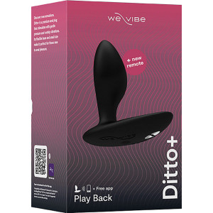 Plug Vibrant Connecté DITTO + 7.5 x 3.2cm Noir
