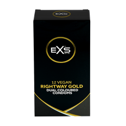 Préservatifs RIGHTWAY GOLD 53mm de EXS | Boîte de 12