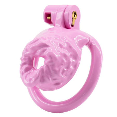 Cage de chasteté FORIAL Rose 3.5 x 3.2 cm par CockLock