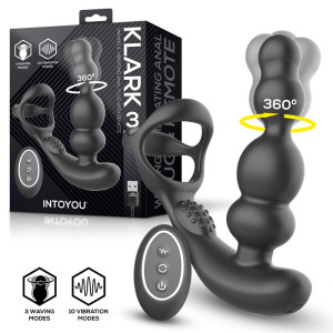 Plug prostatique + Ballstretcher KLARK 10.5 x 3.5 cm