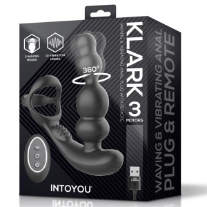 Plug prostatique + Ballstretcher KLARK 10.5 x 3.5 cm
