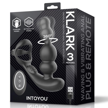 Plug prostatique + Ballstretcher KLARK 10.5 x 3.5 cm