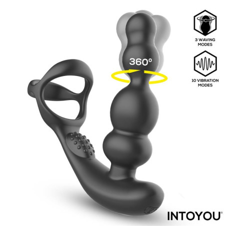Plug prostatique + Ballstretcher KLARK 10.5 x 3.5 cm