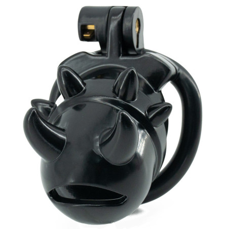 Cage de chasteté VIKYA 7.5 x 3.2 cm Noire de CockLock