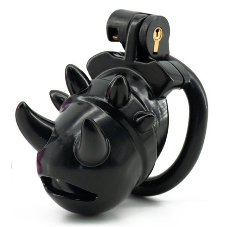 Cage de chasteté VIKYA 7.5 x 3.2 cm Noire de CockLock