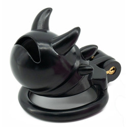 Cage de chasteté VIKYA 7.5 x 3.2 cm Noire de CockLock 2