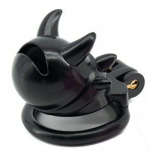 Cage de chasteté VIKYA 7.5 x 3.2 cm Noire de CockLock