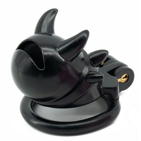 Cage de chasteté VIKYA 7.5 x 3.2 cm Noire de CockLock