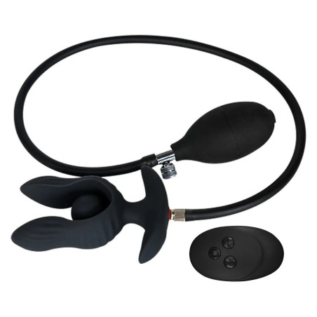 Plug gonflable et vibrant HINFUS - Largeur maximale 8 cm
