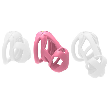 Cage de chasteté BONEX M Rose 7.5 x 3.3 cm