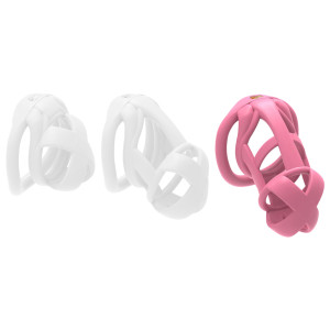 Cage de chasteté BONEX Rose L 9.5 x 3.3cm