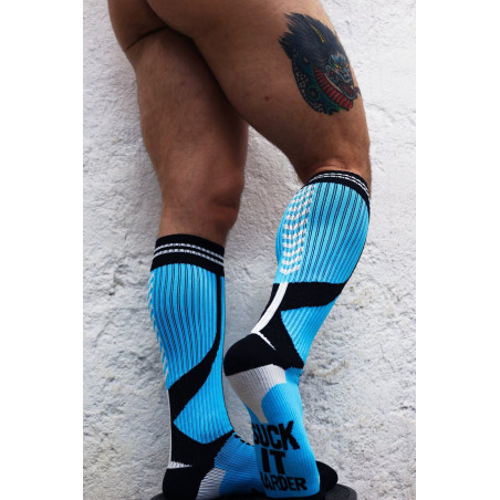Chaussettes hautes SUCKER SOCKS Breedwell Bleues