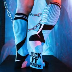Chaussettes hautes SUCKER SOCKS Breedwell Bleues 2