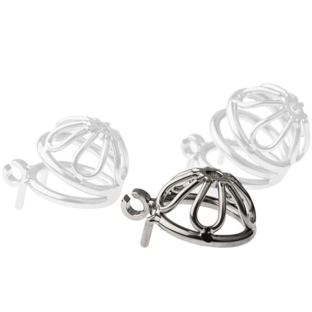 Cage de chasteté courte FLOWAL S de 3.5 x 3.3 cm