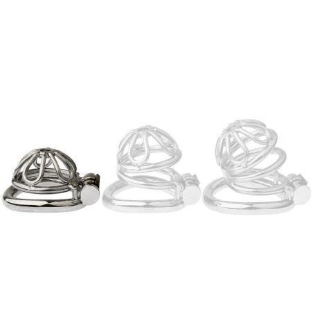 Cage de chasteté courte FLOWAL S de 3.5 x 3.3 cm