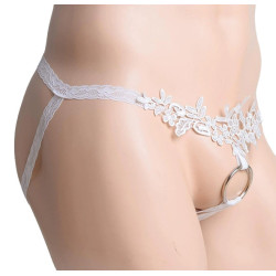 Jock avec Anneau LACERING Blanc 2