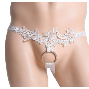 Jock avec Anneau LACERING Blanc