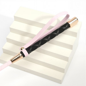 Cravache Patte PAWVELVET Rose 52cm