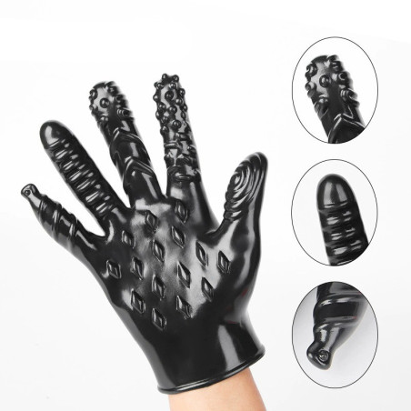 Gant pour la stimulation du Fist GLOVASS Noir