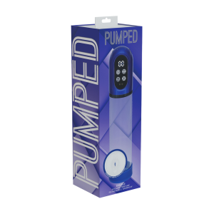 Pompe à pénis ENGAGE de Pumped 20 x 6 cm Bleue