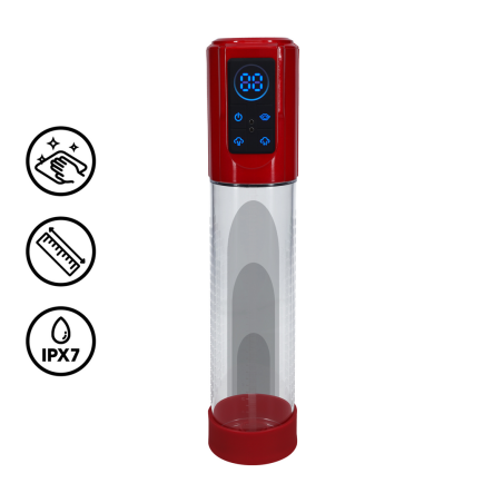 Pompe à pénis automatique MEGALFT Rouge de 20 x 6 cm