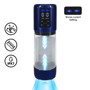 Pompe masturbatoire ULTRALIFT Bleue de Pumped