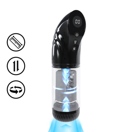 Masturbateur automatique STROKEMATE Noir de Pumped