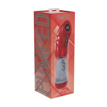 Masturbateur automatique STROKEMATE Rouge de Pumped