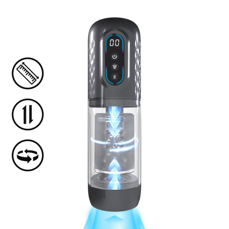 Masturbateur VORTEX de Pumped | Va-et-vient et Rotation