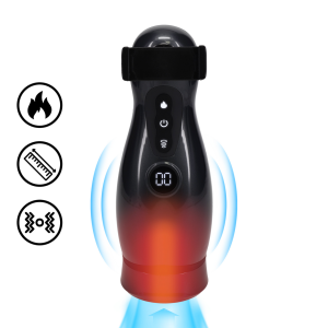 Masturbateur automatique VIRTUO Vibrations et Succion Noir