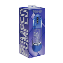 Masturbateur vibrant SONICPULL Bleu de Pumped 2