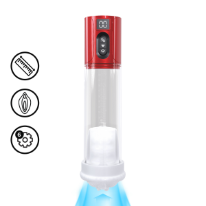 Pompe à pénis automatique HYPERLIFT Rouge de Pumped