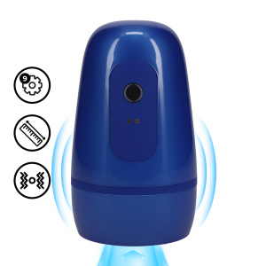 Masturbateur vibrant VIBROBATOR Bleu de Pumped