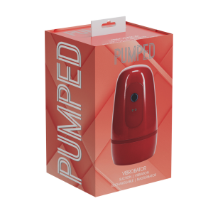 Masturbateur vibrant VIBROBATOR Rouge de Pumped