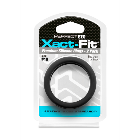 Lot de 2 Cockrings XACT-FIT n°18 Diamètre 45 mm