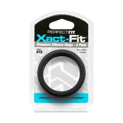 Lot de 2 Cockrings Silicone XACT-FIT n°19 Diamètre 48mm 2