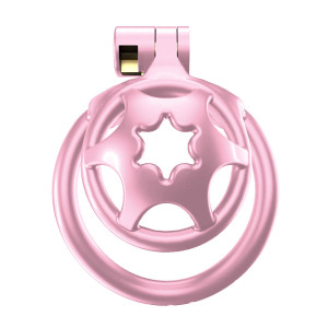 Cage de chasteté SISSY STAR Rose 3 x 3.4 cm de CockLock