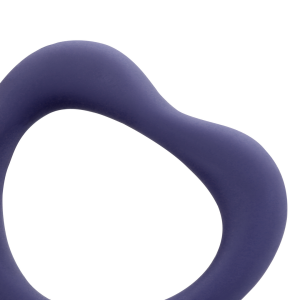 Lot de 2 Cockrings Coeur Silicone PURPLE STORM